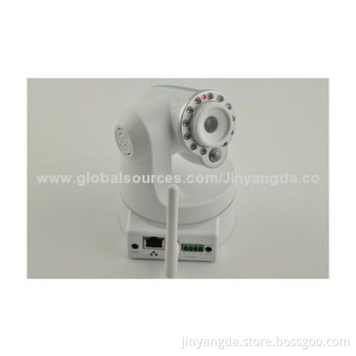 CMOS CCTV IR Wireless IP Camera, Free P2P Plug-and-play Function